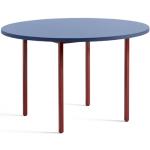 Reduzierte Blaue Hay Nachhaltige Runde Design Tische 120 cm lackiert aus Metall 2 Personen 