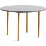 Reduzierte Hellgraue Hay Nachhaltige Runde Design Tische 120 cm lackiert aus Metall 2 Personen 