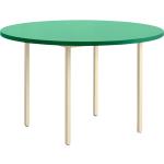 Mintgrüne Skandinavische Hay Nachhaltige Runde Runde Tische 120 cm lackiert aus Holz 2 Personen 