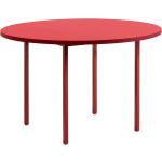 Rote Skandinavische Hay Nachhaltige Runde Runde Tische 120 cm lackiert aus Holz 