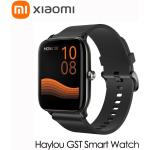 Schwarze Wasserdichte Xiaomi Smartwatches mit Touchscreen-Zifferblatt mit Bluetooth für Herren 