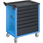 Blaue Hazet Werkstattwagen mit Schublade 