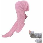 Pinke Sexy Damenkniestrümpfe aus Fleece Einheitsgröße für den für den Winter 