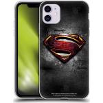 Head Case Designs Offiziell Offizielle Justice League Movie Man of Steel Superman Logo Kunst Soft Gel Handyhülle Hülle kompatibel mit Apple iPhone 11
