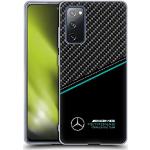 Head Case Designs Offiziell Offizielle Mercedes-AMG Petronas F1 Team Kohlefaser Logo Soft Gel Handyhülle Hülle kompatibel mit Samsung Galaxy S20 FE / 5G