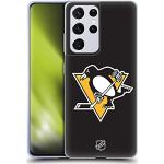 Head Case Designs Offiziell Offizielle NHL Einfach Pittsburgh Penguins Soft Gel Handyhülle Hülle kompatibel mit Samsung Galaxy S21 Ultra 5G