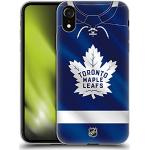 Head Case Designs Offiziell Offizielle NHL Jersey Toronto Maple Leafs Soft Gel Handyhülle Hülle kompatibel mit Apple iPhone XR