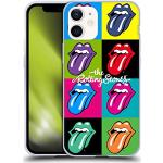 Head Case Designs Offiziell Offizielle The Rolling Stones Pop Art 1 Lecken Kollektion Soft Gel Handyhülle Hülle kompatibel mit Apple iPhone 12 Mini