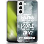Head Case Designs Offizielle AMC The Walking Dead Rick Questions Zitate Soft Gel Handyhülle Hülle kompatibel mit Samsung Galaxy S22 5G