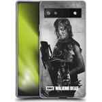 Head Case Designs Offizielle AMC The Walking Dead Daryl Doppelte Aussetzung Soft Gel Handyhülle Hülle kompatibel mit Google Pixel 6a