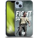 Head Case Designs Offizielle AMC The Walking Dead Fight Survive Rick Grimes Erbschaft Soft Gel Handyhülle Hülle kompatibel mit Apple iPhone 14 Plus