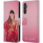 Rote Head Case Designs Ariana Grande Samsung Galaxy Hüllen mit Bildern aus Leder für Damen 