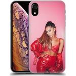 Rote Head Case Designs Ariana Grande iPhone XR Cases mit Bildern aus Leder kratzfest für Damen 