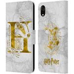 Head Case Designs Harry Potter Hufflepuff iPhone XR Cases Art: Flip Cases mit Bildern aus Leder 