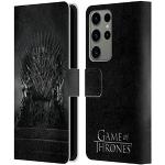 Head Case Designs Offizielle HBO Game of Thrones Eiserner Thron Key Art Leder Brieftaschen Handyhülle Hülle Huelle kompatibel mit Samsung Galaxy S23 Ultra 5G