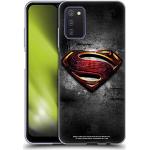 Head Case Designs Offizielle Justice League Movie Man of Steel Superman Logo Kunst Soft Gel Handyhülle Hülle kompatibel mit Samsung Galaxy A03s (2021)