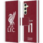 Head Case Designs Offizielle Liverpool Football Club Mohamed Salah 2023/24 Spieler Home Kit Leder Brieftaschen Handyhülle Hülle Huelle kompatibel mit Samsung Galaxy A54 5G