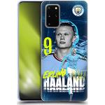 Head Case Designs Offizielle Manchester City Man City FC Erling Haaland 2022/23 Erstes Team Soft Gel Handyhülle Hülle kompatibel mit Samsung Galaxy S20+ / S20+ 5G