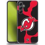 Head Case Designs Offizielle NHL Kuhmuster New Jersey Devils Soft Gel Handyhülle Hülle kompatibel mit Samsung Galaxy A34 5G
