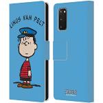 Head Case Designs Offizielle Peanuts Linus Van Pelt Persöhnlichkeiten Leder Brieftaschen Handyhülle Hülle Huelle kompatibel mit Samsung Galaxy S20 / S20 5G