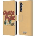 Head Case Designs Offizielle Peanuts Schroeder Lucy Outta Sight Woodstock 50th Leder Brieftaschen Handyhülle Hülle Huelle kompatibel mit Samsung Galaxy A24 4G / Galaxy M34 5G