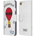 Head Case Designs Offizielle Peanuts Woodstock Persöhnlichkeiten Leder Brieftaschen Handyhülle Hülle Huelle kompatibel mit Apple iPhone 7/8 / SE 2020 & 2022