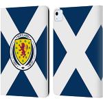 Head Case Designs Offizielle Scotland National Football Team Schottland Fahne Logo 2 Leder Brieftaschen Handyhülle Hülle Huelle kompatibel mit Apple iPad Air 2020/2022