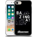 Head Case Designs Offizielle The Big Bang Theory Physik Bazinga Soft Gel Handyhülle Hülle kompatibel mit Apple iPhone 7/8 / SE 2020 & 2022