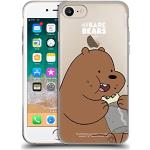 Head Case Designs Offizielle We Bare Bears Grizzly Charakter-Kunst Soft Gel Handyhülle Hülle kompatibel mit Apple iPhone 7/8 / SE 2020 & 2022