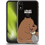 Head Case Designs Offizielle We Bare Bears Grizzly Charakter-Kunst Soft Gel Handyhülle Hülle kompatibel mit Apple iPhone XR