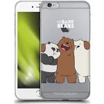 Head Case Designs Offizielle We Bare Bears Gruppe 1 Charakter-Kunst Soft Gel Handyhülle Hülle kompatibel mit Apple iPhone 6 Plus/iPhone 6s Plus