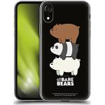 Head Case Designs Offizielle We Bare Bears Gruppe 3 Charakter-Kunst Soft Gel Handyhülle Hülle kompatibel mit Apple iPhone XR