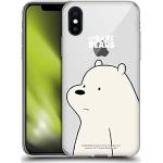 Head Case Designs Offizielle We Bare Bears Ice Bear Charakter-Kunst Soft Gel Handyhülle Hülle kompatibel mit Apple iPhone X/iPhone XS