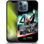 Head Case Designs Offizielle Zugelassen Mercedes-AMG Petronas F1 Team Fahrzeuggrafiken 2 Lewis Hamilton Harte Rueckseiten Handyhülle Hülle Huelle kompatibel mit Apple iPhone 13 Pro Max