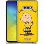 Braune Head Case Designs Die Peanuts Charlie Brown Samsung Galaxy S10e Cases Art: Slim Cases mit Bildern aus Polycarbonat kratzfest 