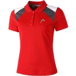 Reduzierte Rote Sportliche Head Club Damenpoloshirts & Damenpolohemden aus Microfaser Größe XS 