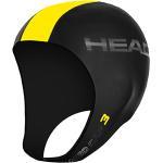 Head Neo Cap 3 Freiwasser Badekappe Unisex Erwachsene black/yellow L/XL
