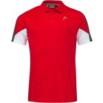 Rote Color Blocking Head Club Herrenpoloshirts & Herrenpolohemden aus Polyester Größe 3 XL 