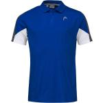 Royalblaue Color Blocking Head Club Herrenpoloshirts & Herrenpolohemden aus Polyester Größe 3 XL 