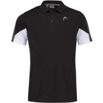 Schwarze Color Blocking Head Club Herrenpoloshirts & Herrenpolohemden aus Polyester Größe 3 XL 
