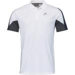 Weiße Color Blocking Head Club Herrenpoloshirts & Herrenpolohemden aus Polyester Größe 3 XL 