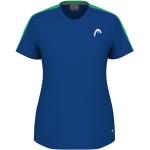 Royalblaue Sportliche Head T-Shirts aus Polyester für Damen Größe XL 