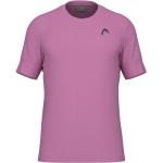 Pinke Unifarbene Sportliche Head T-Shirts aus Jersey für Herren Größe 3 XL 