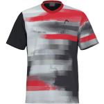 Anthrazitfarbene Head V-Ausschnitt T-Shirts aus Polyester für Herren Größe 3 XL 
