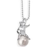 Silberne heartbreaker Pearl of Angels Schutzengel Anhänger für Damen 