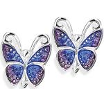 Violette heartbreaker Schmetterling Ohrringe mit Insekten-Motiv für Damen 