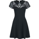 Schwarze Gothic Kurzärmelige Mini Minikleider & kurze Kleider für Damen Größe XL zum Abschlussball 