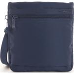 Blaue Hedgren Kunststoffhandtaschen mit Reißverschluss Klein 