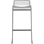 Reduzierte Graue Minimalistische Hay Hee Barhocker & Barstühle aus Metall stapelbar Höhe 50-100cm, Tiefe 0-50cm 