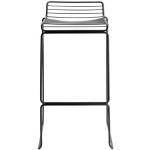 Reduzierte Schwarze Minimalistische Hay Hee Barhocker & Barstühle aus Metall stapelbar Höhe 50-100cm, Tiefe 0-50cm 